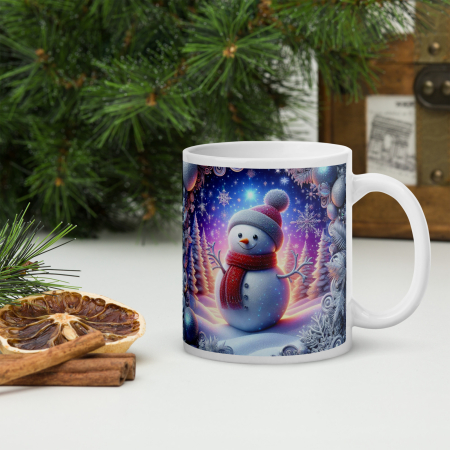 Cani tematice Craciun - Cana ceramica Craciun 330 ml (11 oz) – design festiv, rezistenta