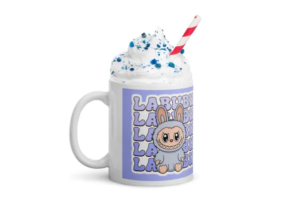 Jucarii Diverse - Cana Labubu 330 ml, ceramica – Design adorabil, perfectă pentru revânzare,