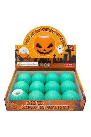 Jucarii antistres si senzoriale - Jucarie Antistres Dovleac Vrajit Pop-Up Catelus – Gniotek Squishy Moale Copii 3+