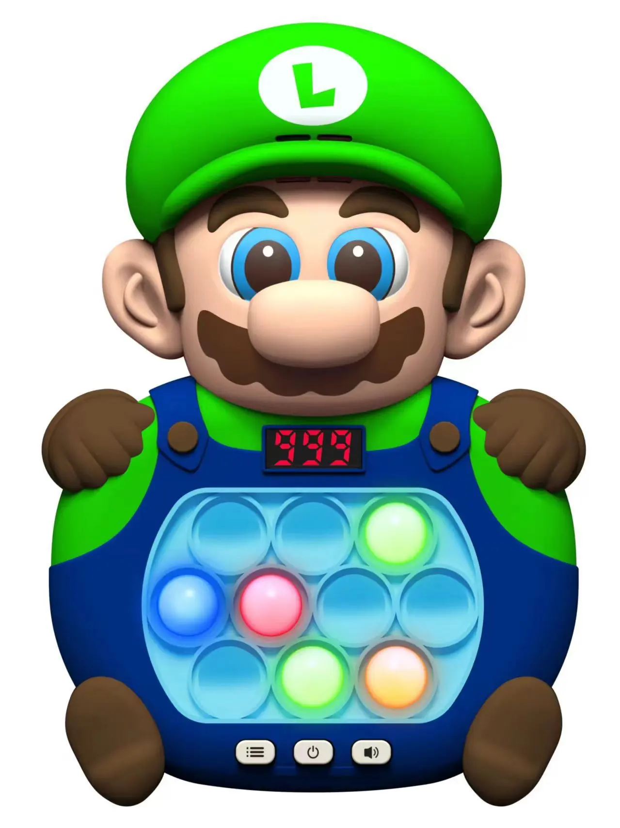 Jocuri si Jucarii - Jucarie Pop It Electronica cu Lumini si Sunete, Joc Interactiv Speed Push pentru Copii