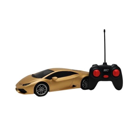 Jucarii cu radio control - Masina Sport Radio Control R/C Lamborghini Huracan STO Auriu – Jucarie Copii 3+ Scara 1:16