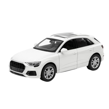 Machete si jucarii de metal - Masinuta Metalica Die-Cast Model SUV Alb – Scara 1:32 Pull Back Lumini Sunete Copii 6+