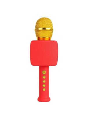 Jucarii Diverse - Microfon Fara Fir ZX-900 Rosu Karaoke HIFI Speaker Bluetooth – Functii Inregistrare SD USB