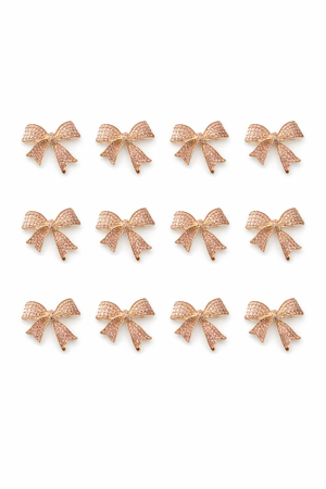 Martisoare - Set 12 brose Martisor, 5 cm, Funda, Cadou 1 Martie