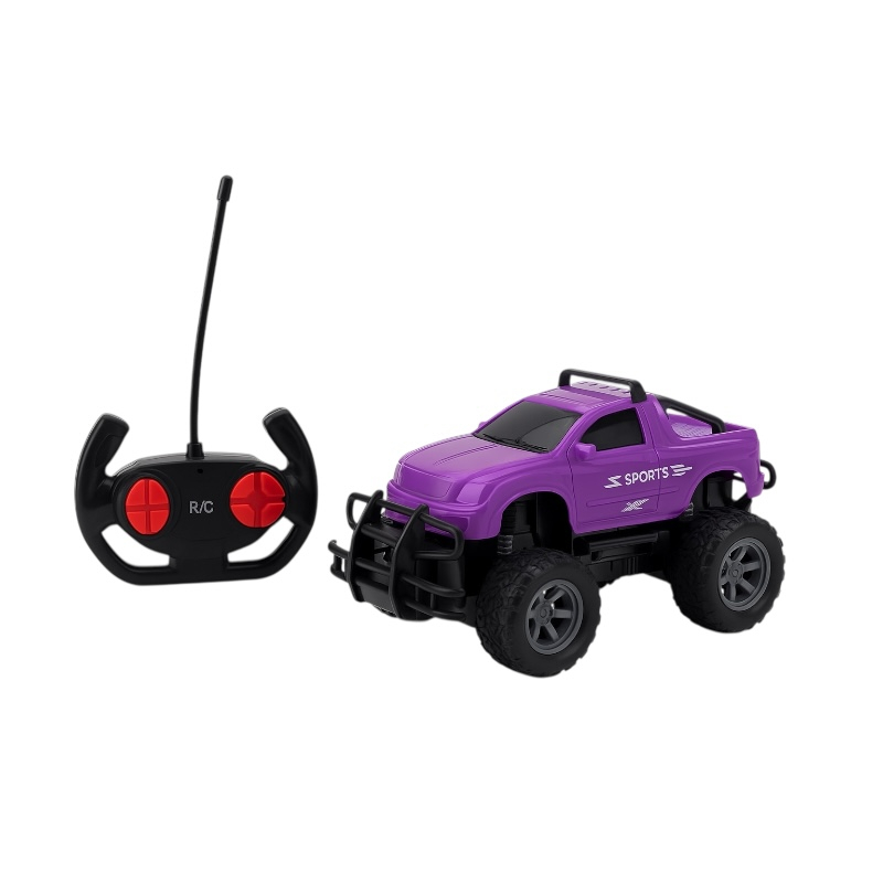 Masina stunt cu radiocomanda 20x10 cm, model Mini Climbing mov, jucarie pentru copii