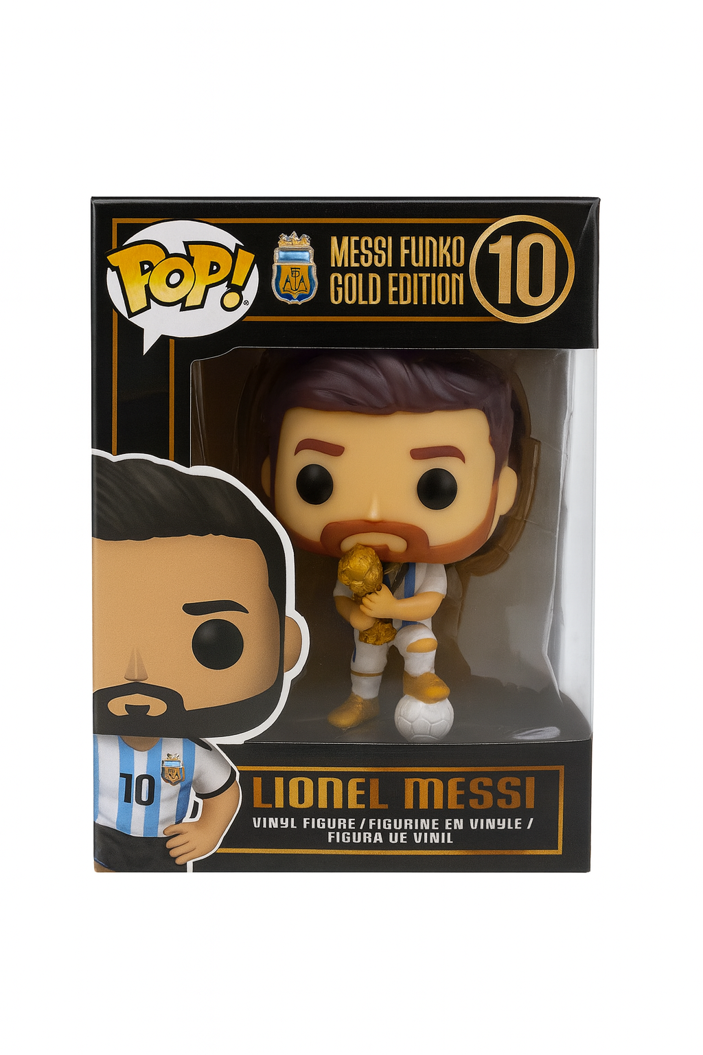 Figurina - Gold Edition Argentina, Trofeul Cupei Mondiale, Colectie Premium