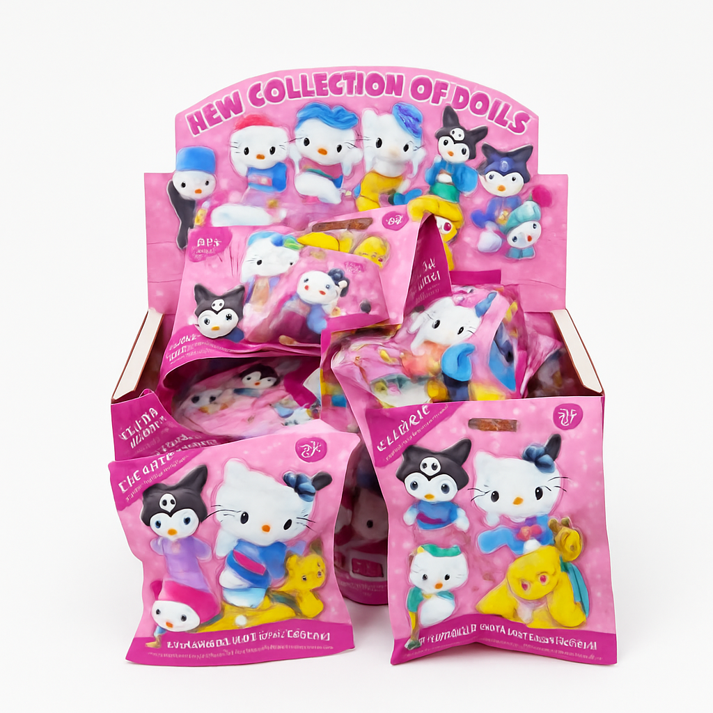 Set 24 figurine surpriza - colectie papusi colorate, modele diverse