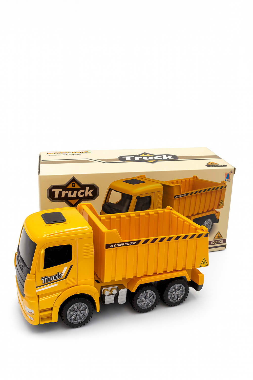 Camion Basculanta 25.5x13 cm - Cu Baterii, Lumini, Sunete si Misca Automat