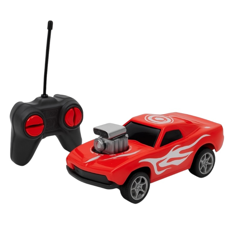 Masina sport cu radiocomanda 1:24, model LUXURY VEHICLE rosu, 23x10 cm, jucarie pentru copii