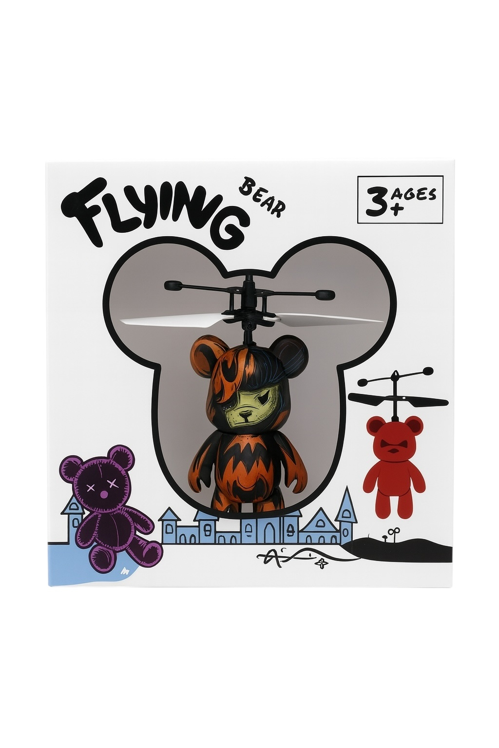 Jucarie Zburatoare cu Ursulet, Senzor de Miscare, Lumini, Model Hovering pentru Copii [1]