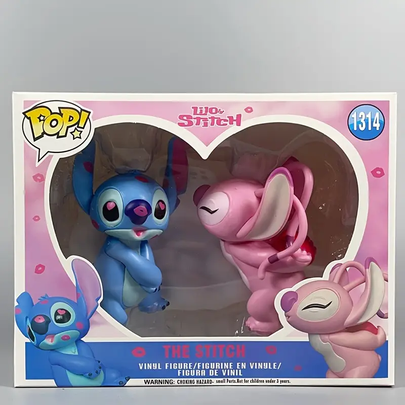 Figurina Dubla Vinyl ,Alien  Pink Love Duo   - 23x17,5 cm