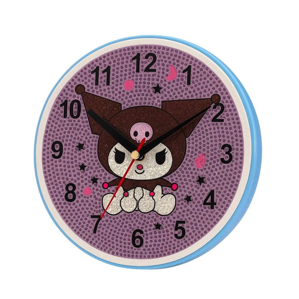 Ceas Decorativ Kuromi pentru Lipit Pietre - Craft DIY pentru Copii 3+