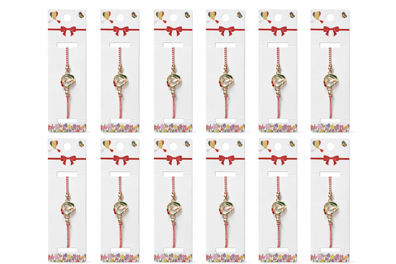 Set 12 Bratari Martisor cu Lalea – Cadou 1 Martie pentru Femei, Simbol Primavara [4]