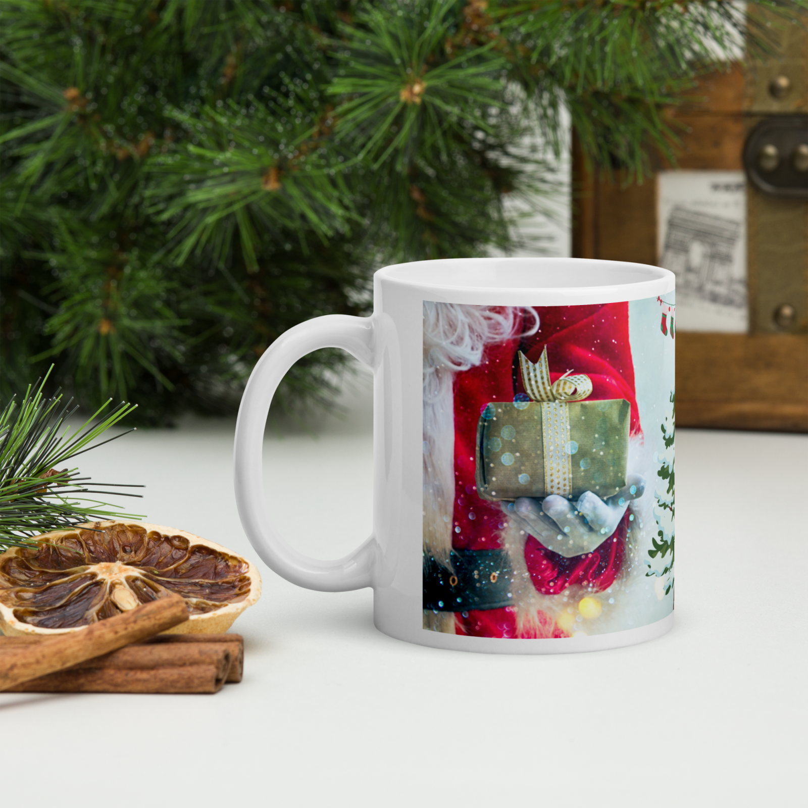 Cana ceramica Craciun 330 ml (11 oz) – design festiv, rezistenta, Engros [1]