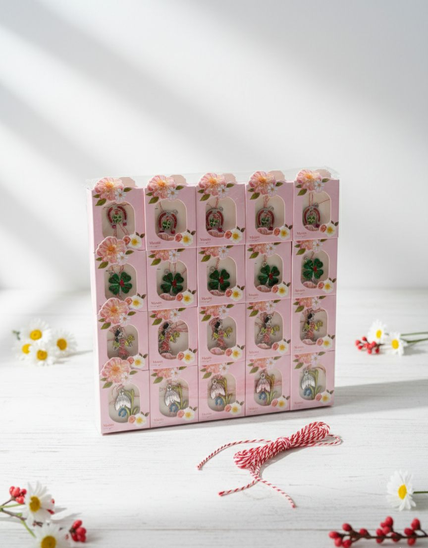 Set 60 Martisoare Elegante, diverse modele, Ambalaj individual [2]