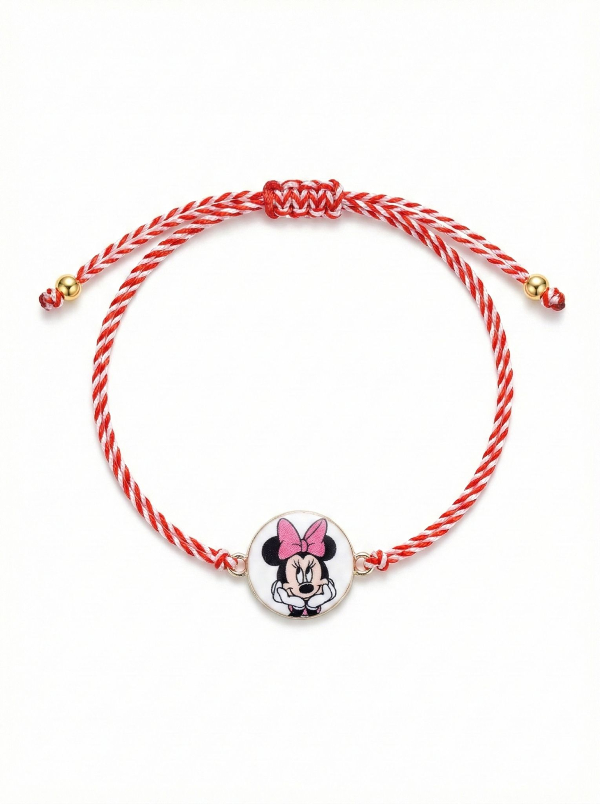 Set 12 bratari Martisor reglabile, Minnie, Cadou 1 Martie copii [2]