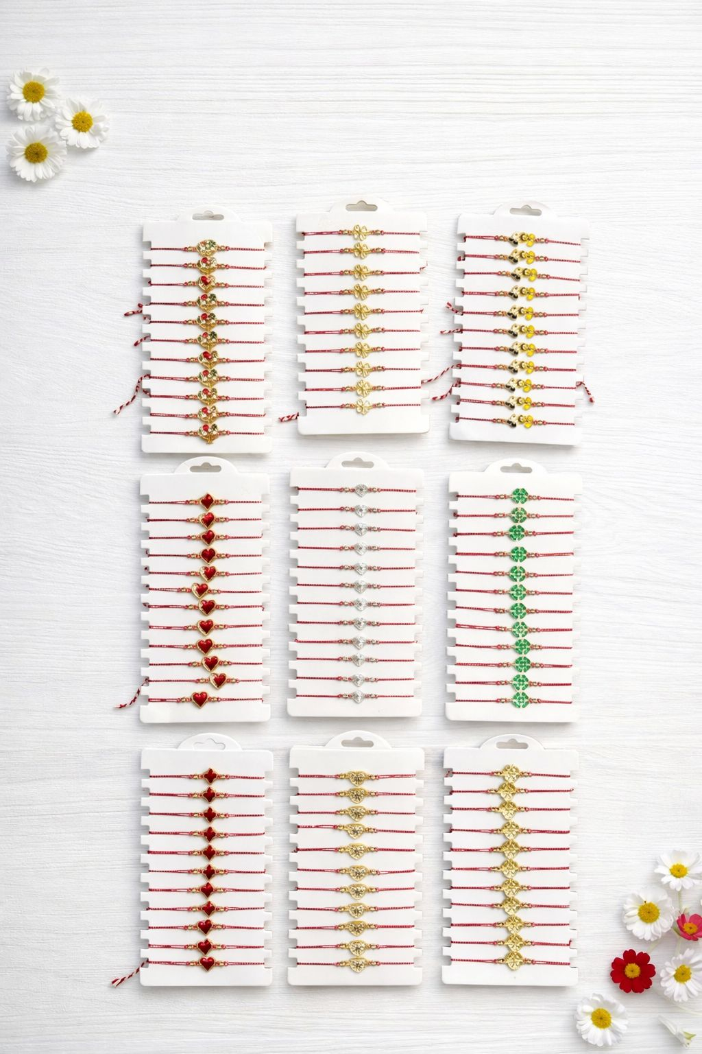 Oferta 9 Seturi a cate 12 Bratari Martisor reglabile, diverse modele, Cadou 1 Martie [1]