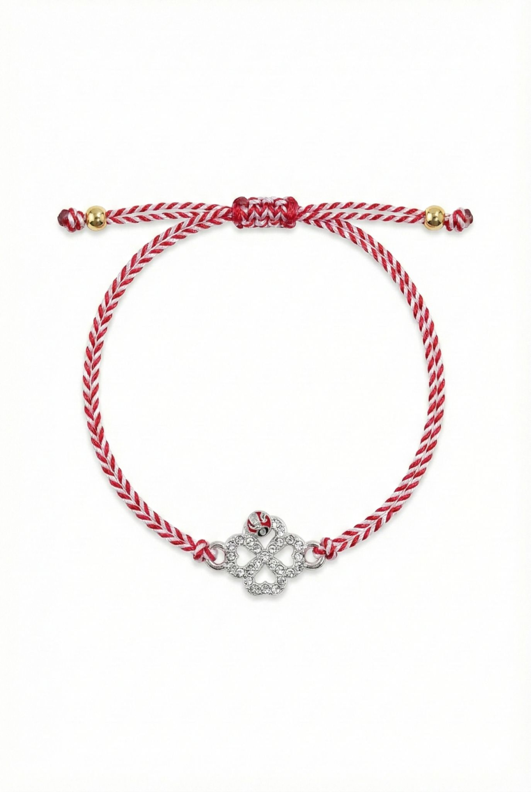 Set 12 bratari Martisor reglabile, Trifoi cu gargarita, Cadou 1 Martie [1]