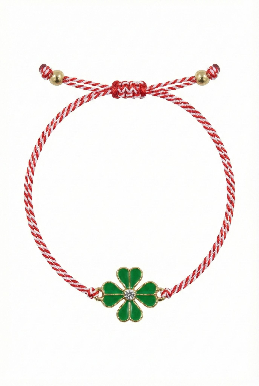 Set 12 bratari Martisor reglabile, Trifoi norocos, Cadou 1 Martie [1]