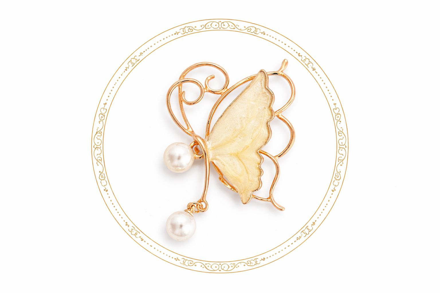 Set 12 Brose Martisor, 5cm, Fluture cu perle, Cadou 1 Martie [1]