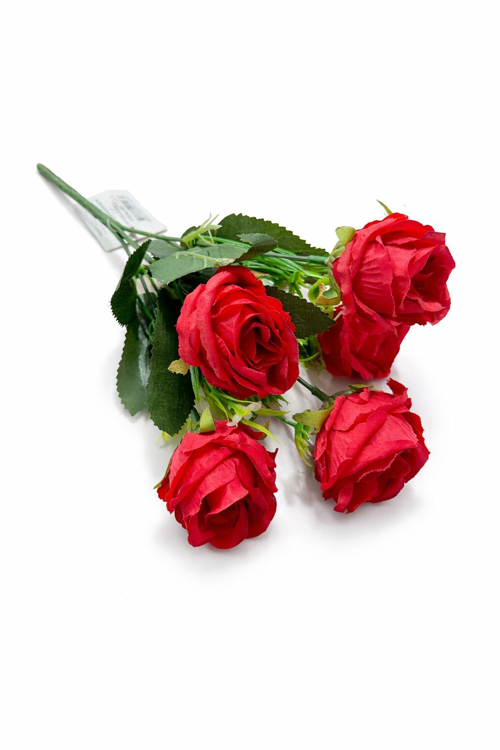 Set 5 trandafiri rosii, decorativi artificiali, 30 de cm [2]