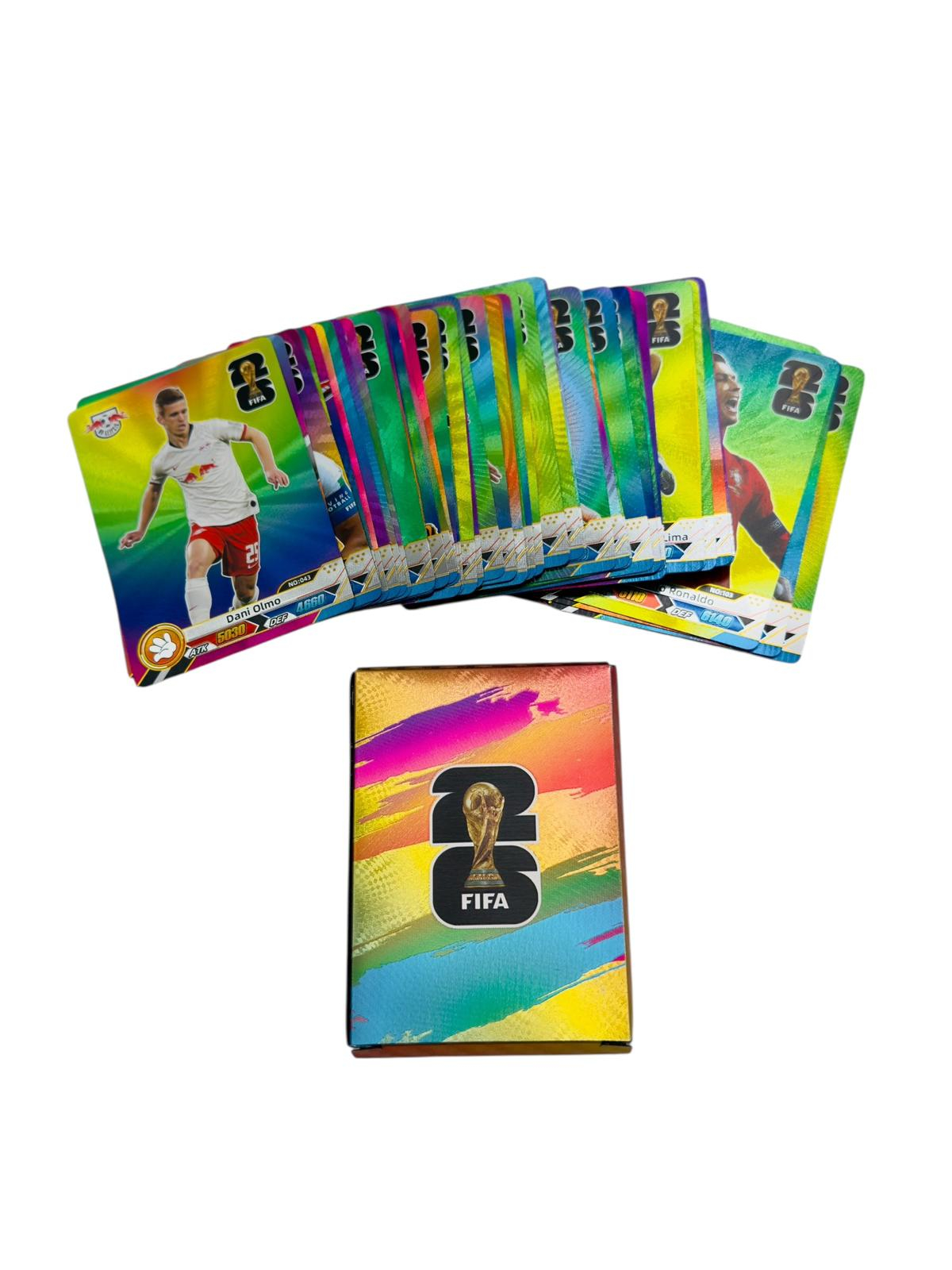 Set Carti de Colectie   World Ball Stars   Fotbal 2022 - Design Trofeu Aurii multicolor