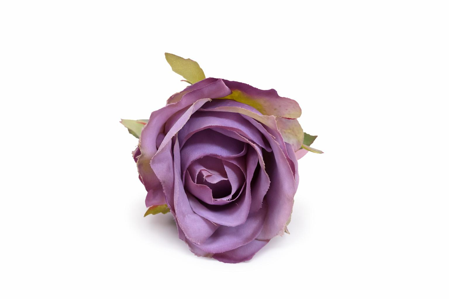 Trandafir artificial mov purpuriu calitate superioara 50 cm diametru floare 7 cm [2]