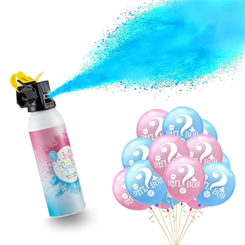 Spray Gender Reveal Cu Pudra Albastra [2]