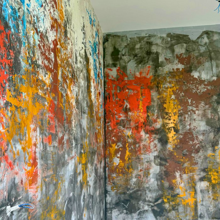 Curs de pictură murală abstractă pentru interior [9]