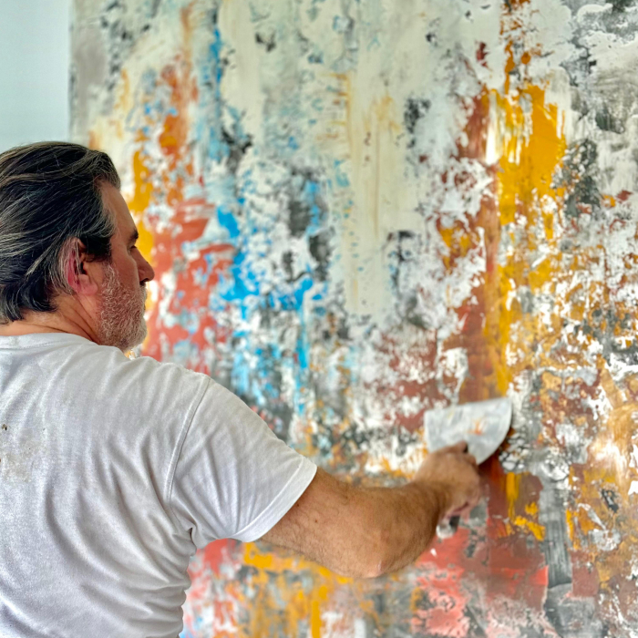 Curs de pictură murală abstractă pentru interior [3]