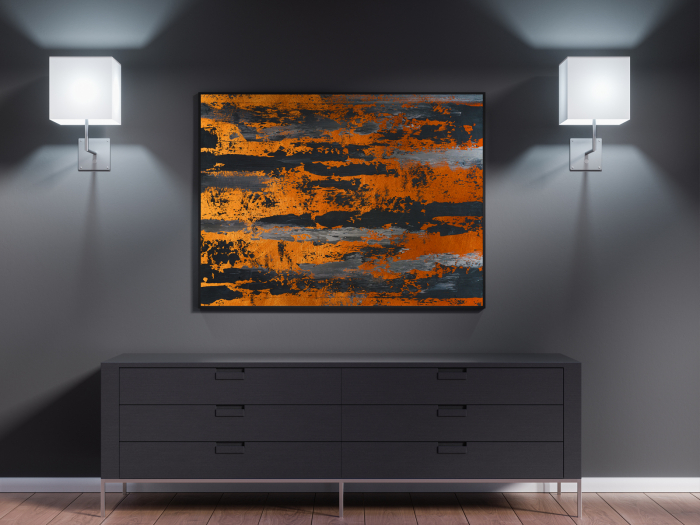 Vopsea decorativa pentru interior cu efect de arama [5]