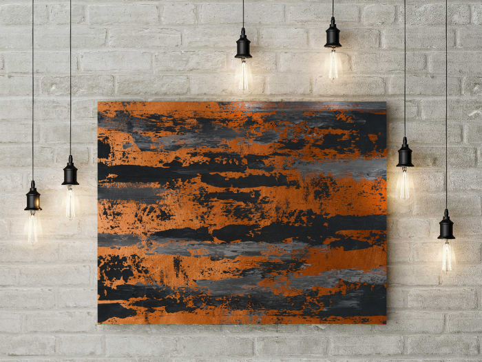 Vopsea decorativa pentru interior cu efect de arama [8]