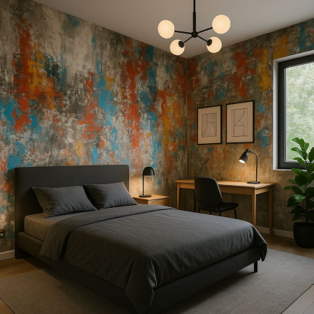 Avansati - Curs de pictură murală abstractă pentru interior