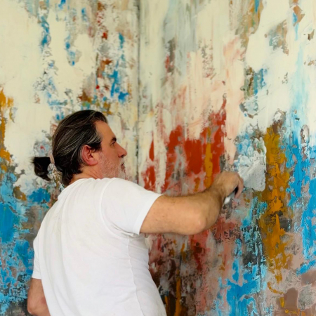 Curs de pictură murală abstractă pentru interior [5]