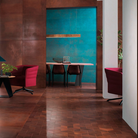 Vopsea decorativa pentru interior care imita rugina [1]