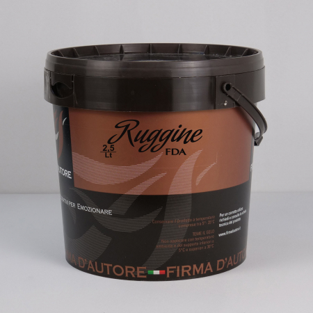 Vopsea decorativa pentru interior care imita rugina [5]