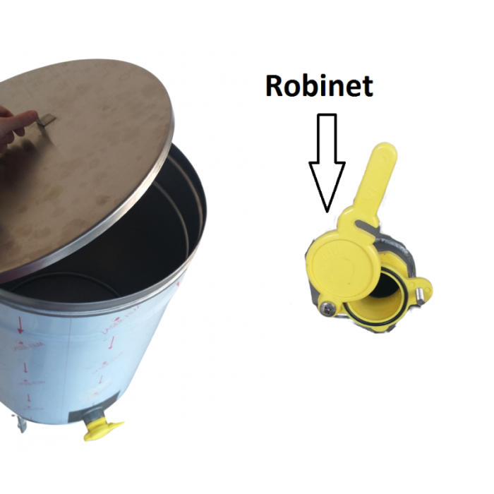 Butoi de inox pentru miere, 100 litri [2]