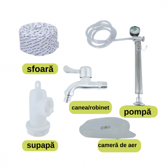 Butoi din inox cu capac flotant si robinet, 180 litri [3]