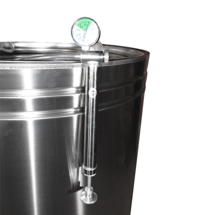 Butoi din inox cu capac flotant si robinet, 180 litri [6]