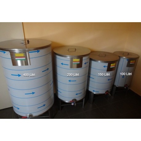 Butoi inox pentru vin, 200 litri [4]