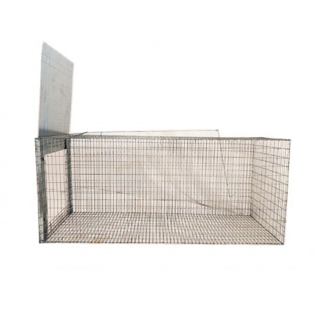 Capcană metalică pentru câini, 140x50x60 cm [3]