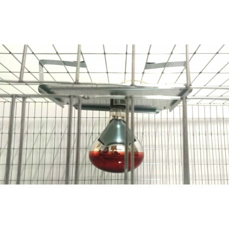 Cusca crestere pui cu incalzire, 1 bec, 100x65x45 cm [4]