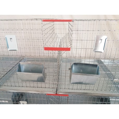 Cusca iepuri tineret, 160x60x45 cm cu doua compartimente [3]