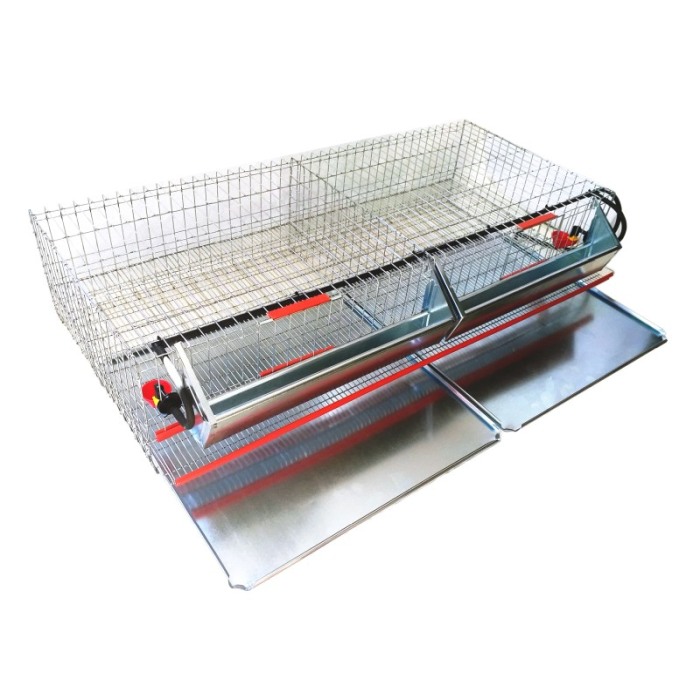 Cușcă Prepelițe Ouătoare 130 cm, Cu Adăpare Automata [2]