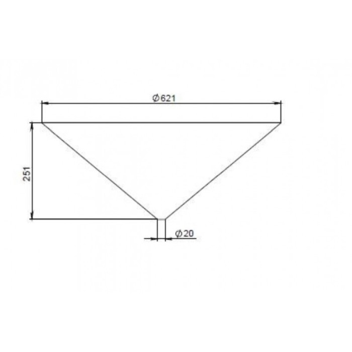 Fermentator Butoi inox cu capac flotant 335 litri, cu fund conic, cu 2 robineti si termometru [8]