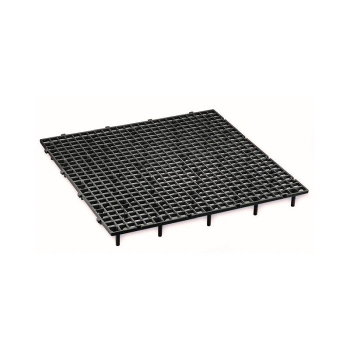 Grătar pentru podea, 50 x 50 x 8 cm gri [2]