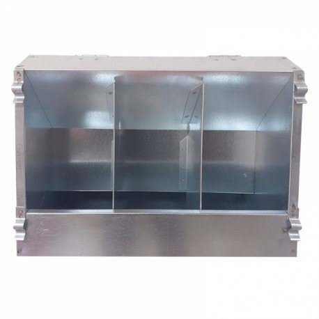 Hrănitoare pentru iepuri 3 compartimente, economică [3]