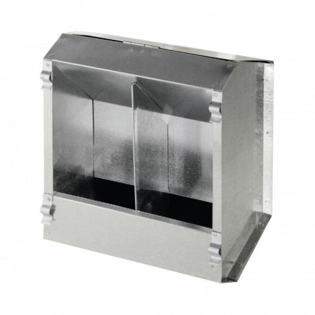 Hrănitoare pentru iepuri cu 2 compartimene, economică [2]