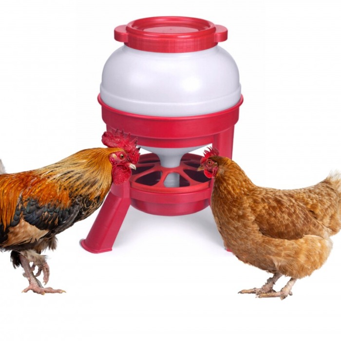 Hranitoare pentru pasari cu Buncar 20 litri cu picioare [5]