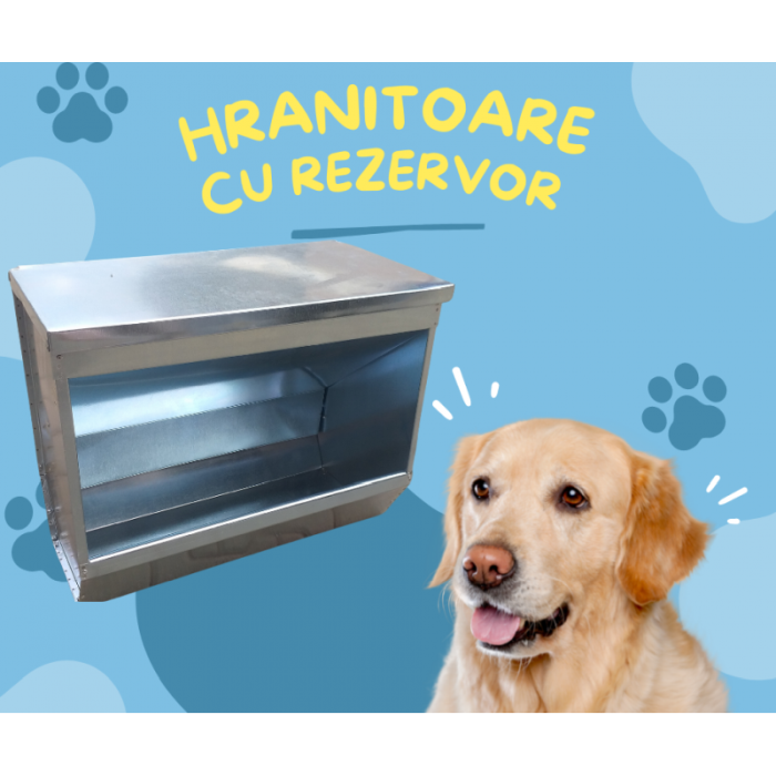 Hranitor caini cu rezervor inchis, 10 kg [4]